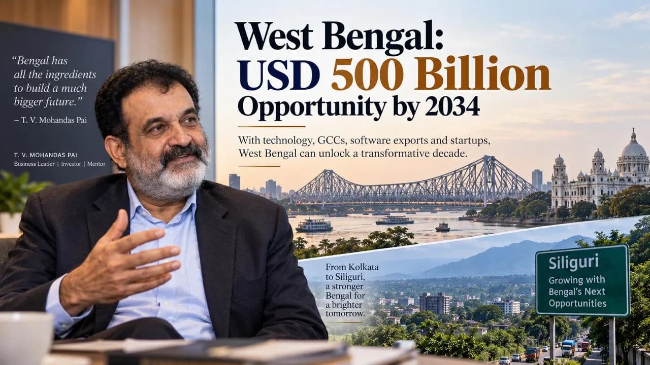 Bengal's $500 Billion Economy Vision by 2034: Could Siliguri Become North Bengal's Next Technology, Jobs & Real Estate Growth Hub?