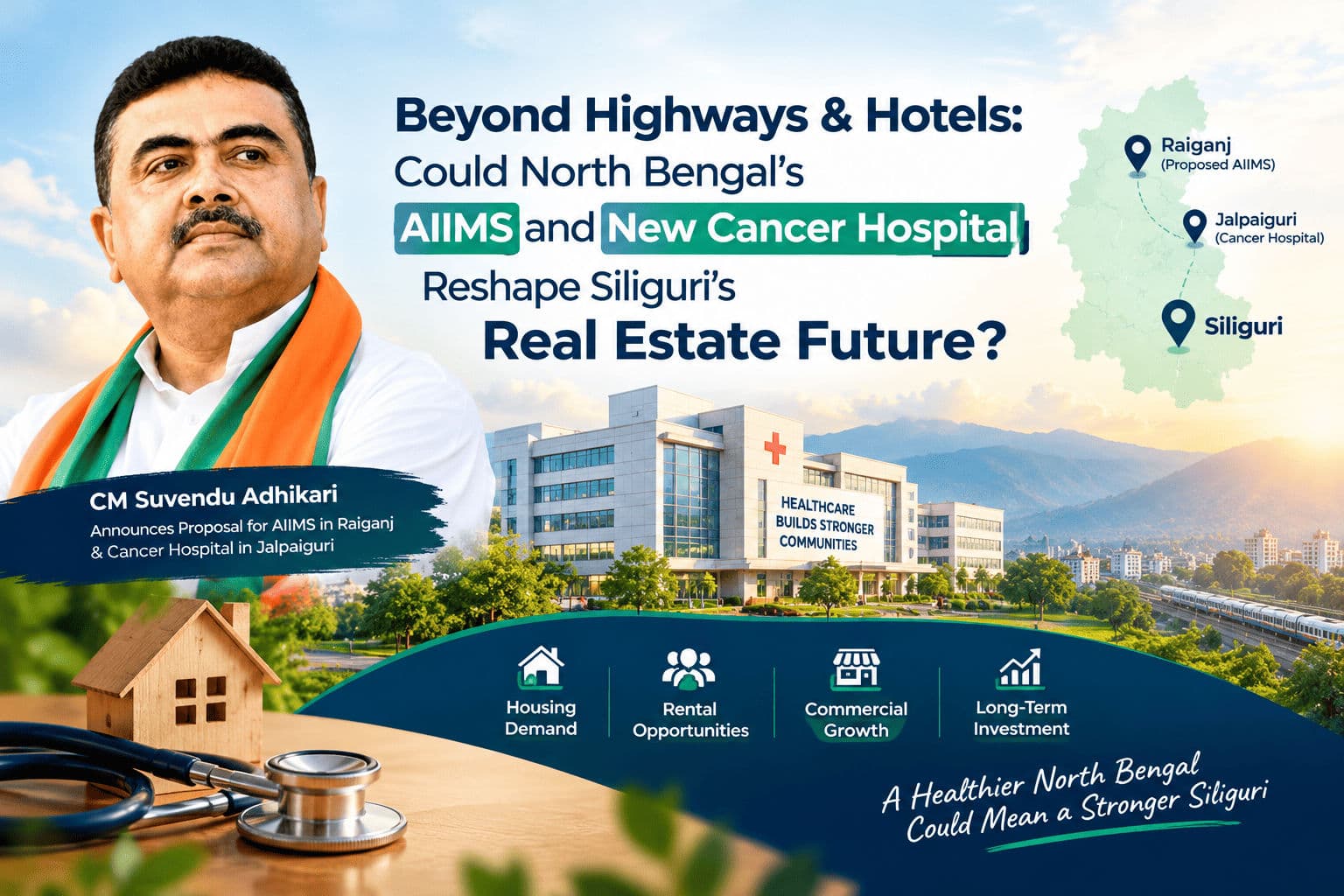 Beyond Highways & Hotels: Could North Bengal’s AIIMS and New Cancer Hospital Reshape Siliguri’s Real Estate Future?